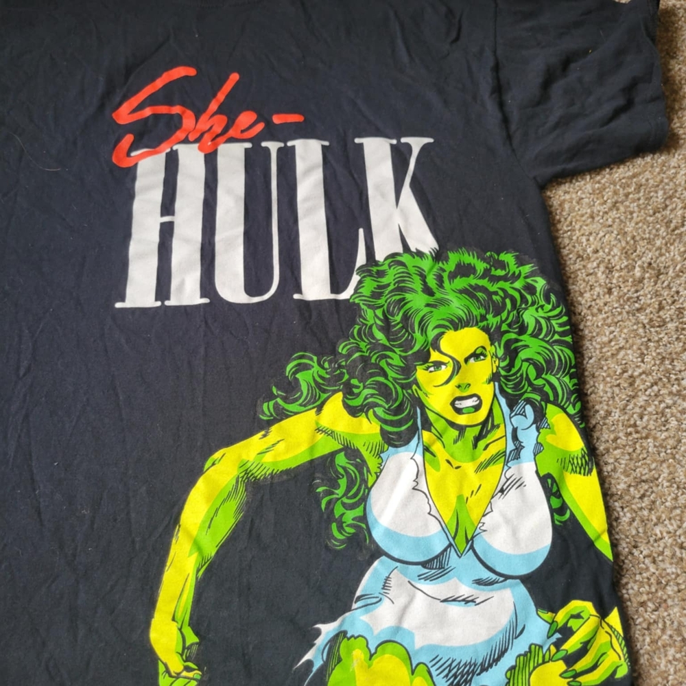 Black She-Hulk Graphic T-Shirt - Picture 4 of 10